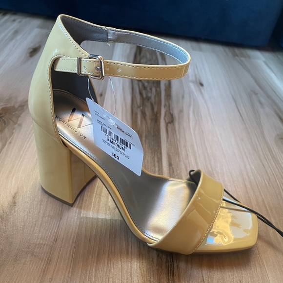 Worthington Women’s Becklyn Heeled Sandals in Soft Yellow, Size 9M - Picture 1 of 9